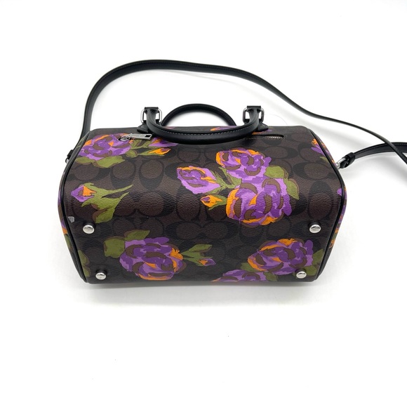 Coach Rowan Satchel Crossbody Bag in Signature Canvas - Picture 8 of 9